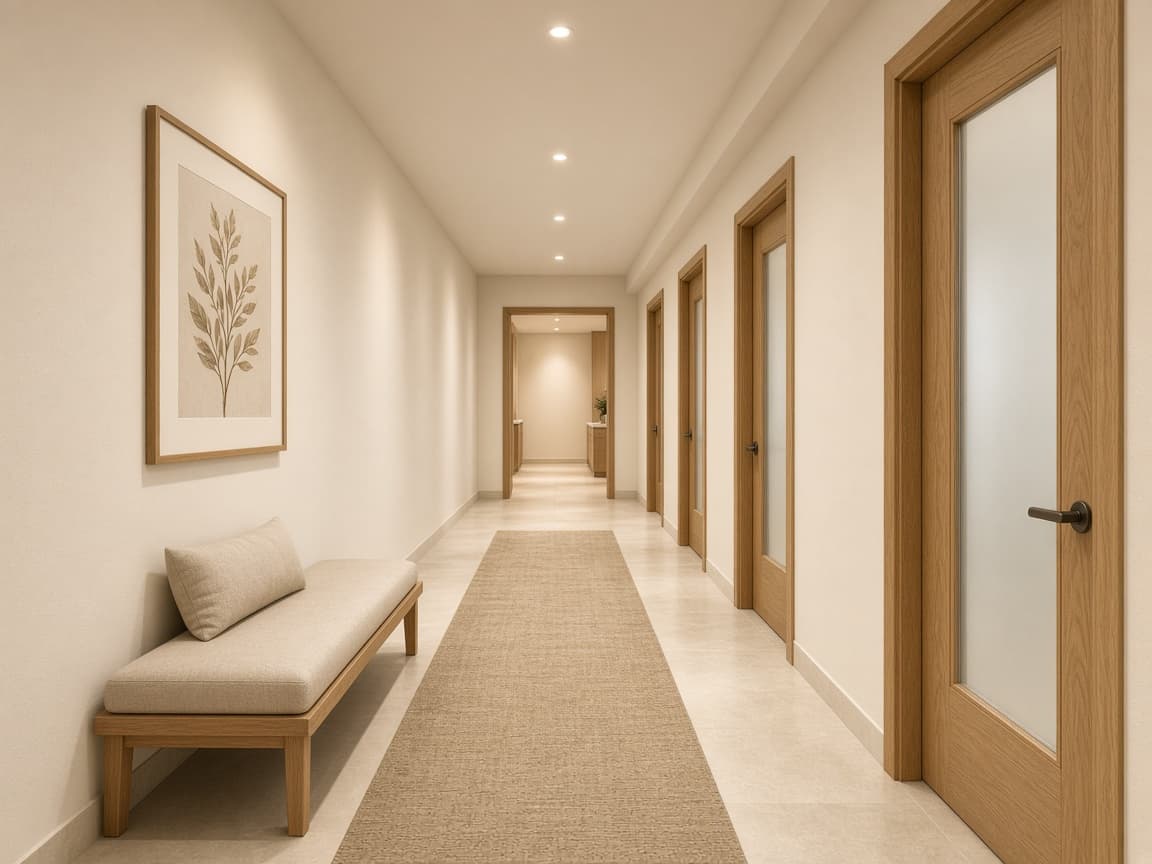 Clinic hallway